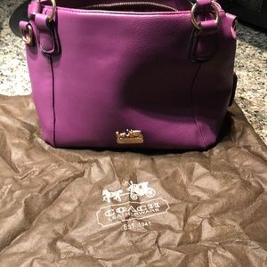 Brand new purple coach purse